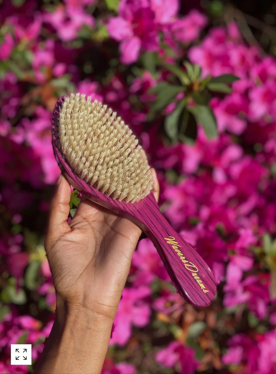 Customer photo review of WaversDreams's Purple 360 Curved Wave Brush *Medium*