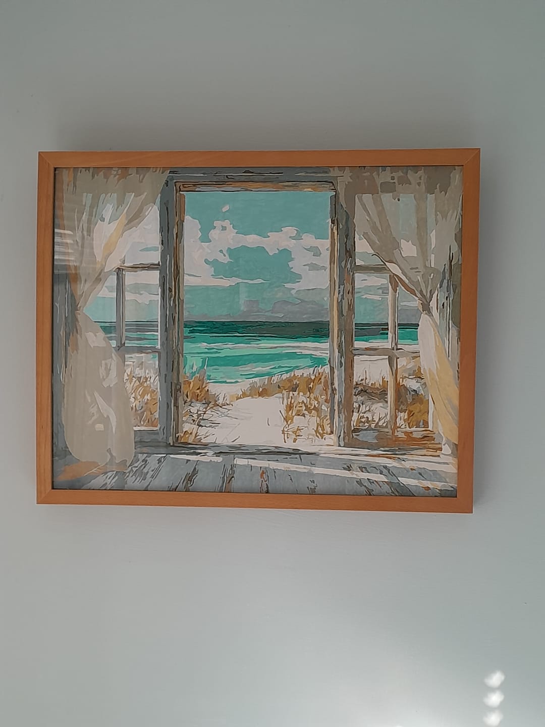 Customer photo review of Whispers of the Shore | Paint by Number