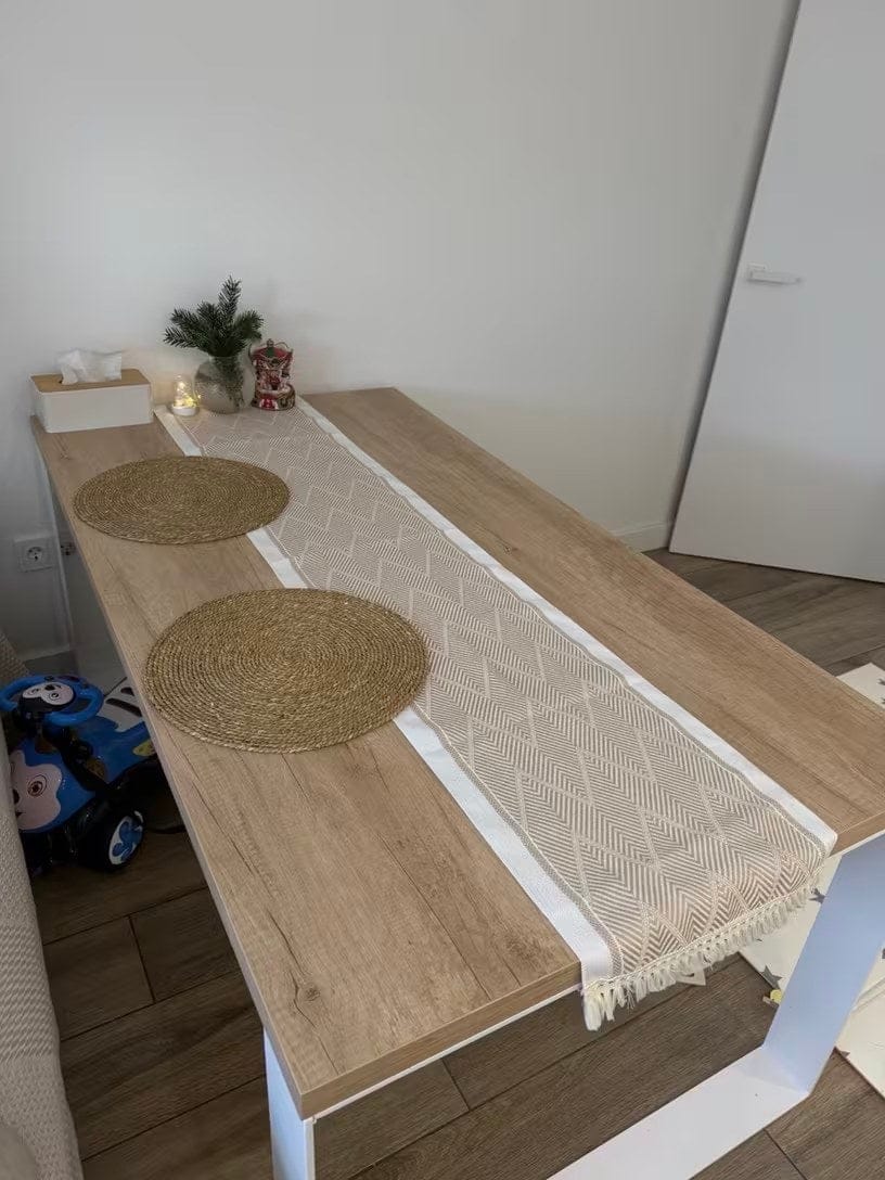Customer photo review of LoomLine | Tischläufer Gewebt