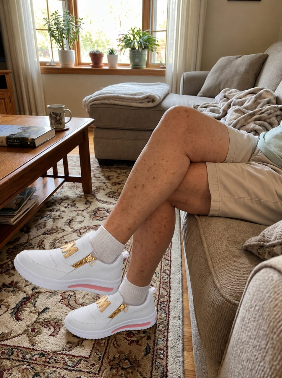 Customer photo review of Tênis Ortopédico Feminino OrtoMila
