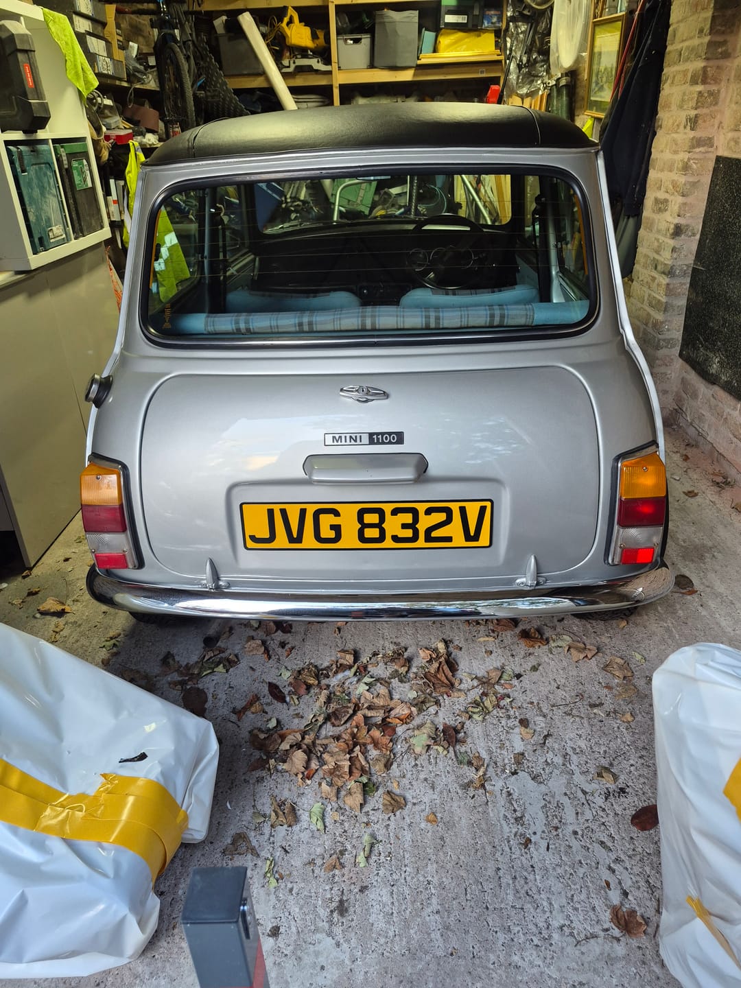 Customer photo review of Metal Pressed Number Plate, pre 2001 font - 520mm x 111mm