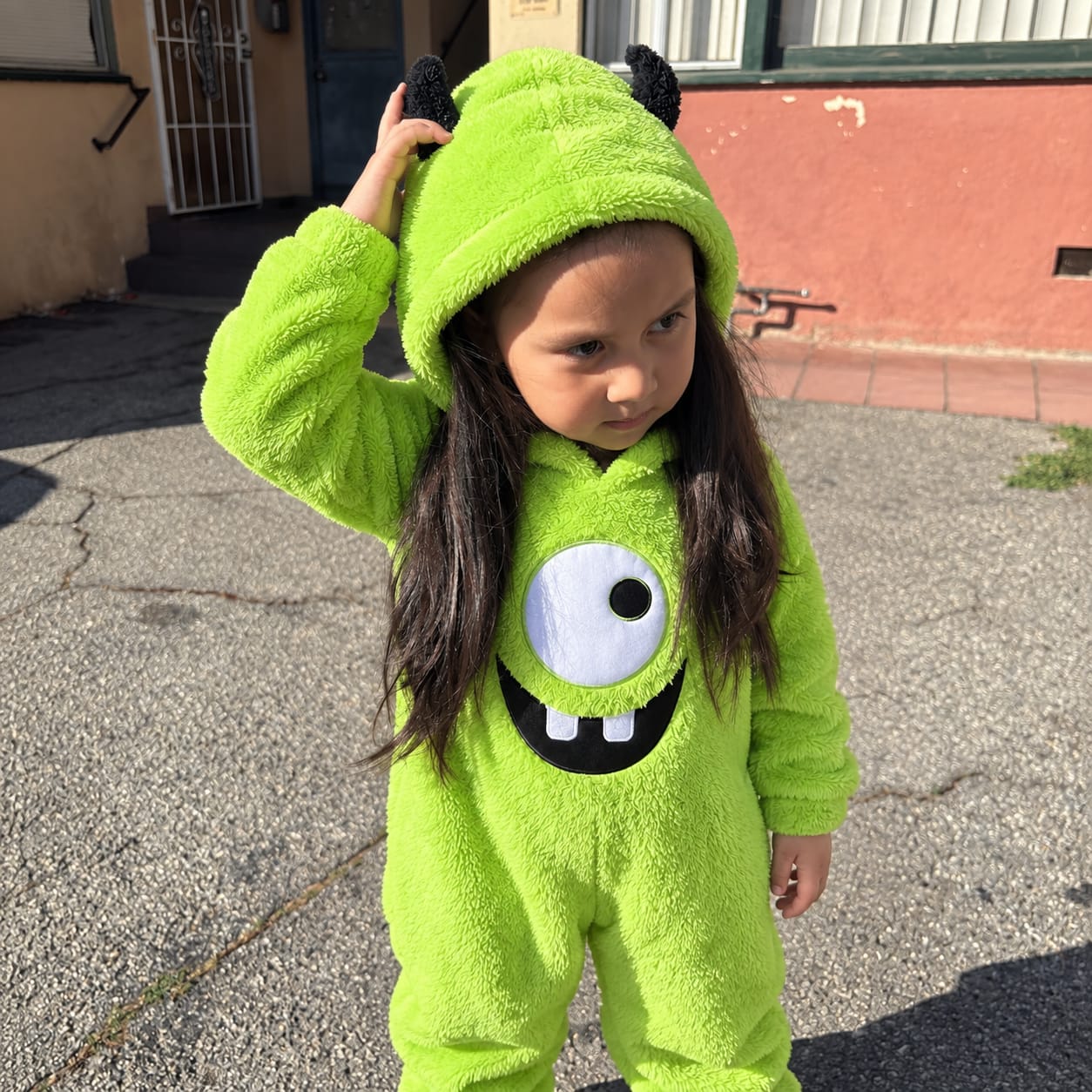 Customer photo review of CozyCuties™ Baby & Toddler Monster Jumpsuit