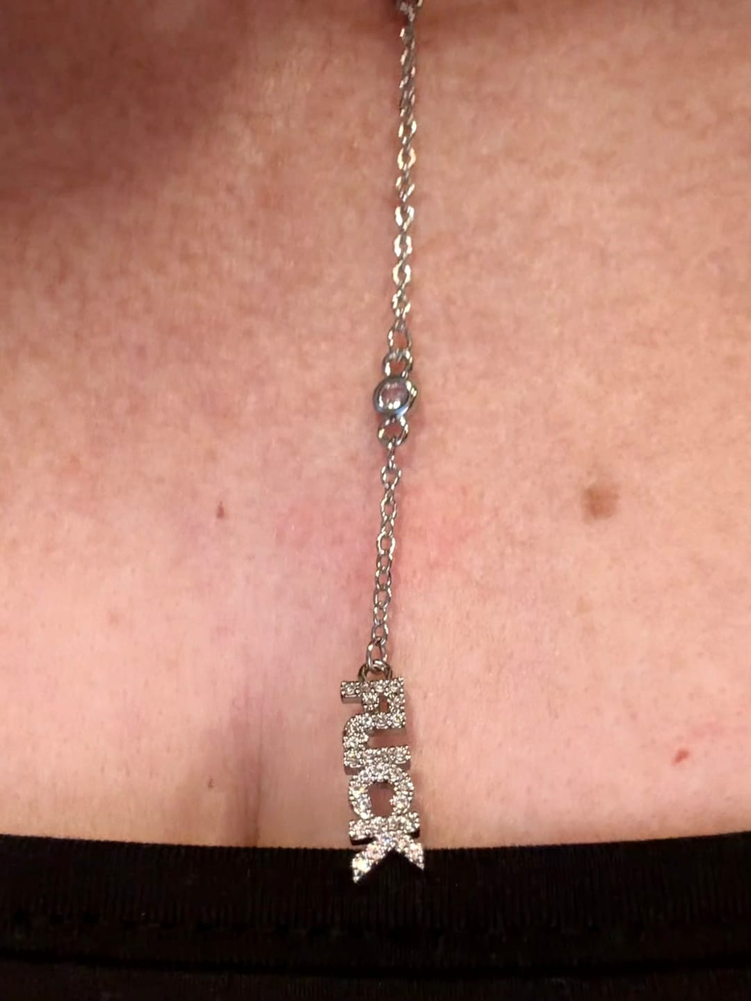 Customer photo review of Fuck Necklace