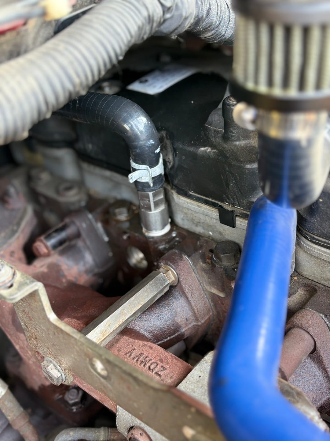 Customer photo review of 2003-2024 Cummins Heater Core Replacement Hose & Fitting (FPE-CUMM-HCL-0324)