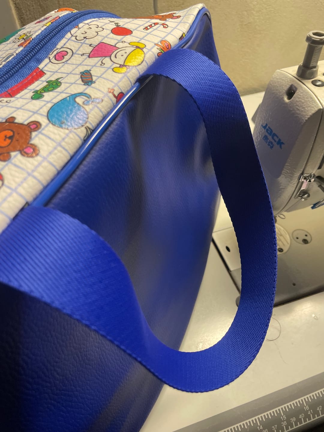Customer photo review of FITA LISA 30MM COR AZUL ROYAL 1 METRO