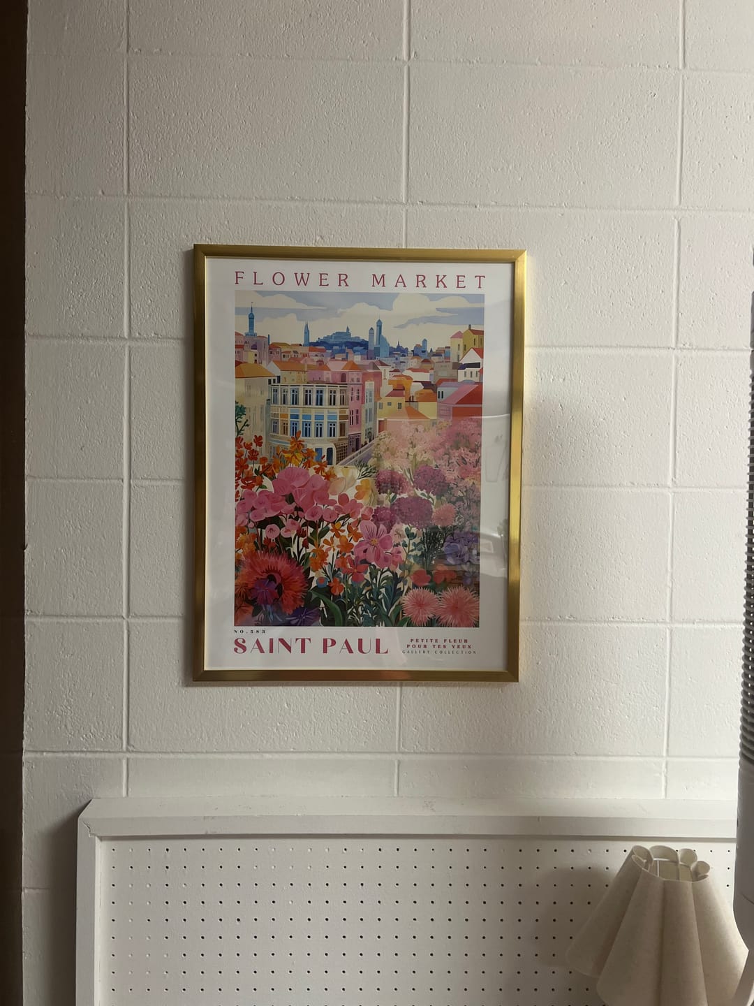 Customer photo review of Saint Paul Flower Poster