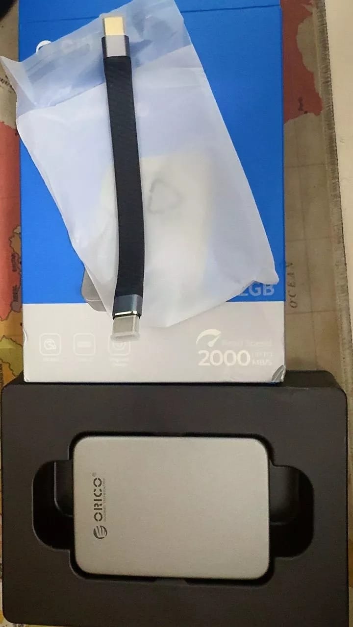 Customer photo review of ORICO k20 Magnetic Portable SSD (32GB - 2TB)