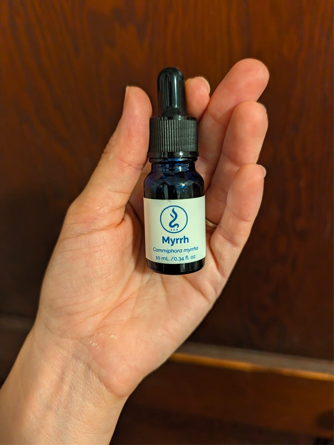 Customer photo review of Myrrh Oil 10 mL | 100% Cold-Pressed oil