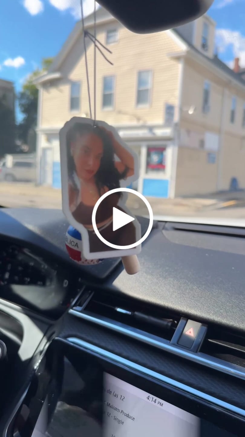 Customer video review of Custom Air Freshie