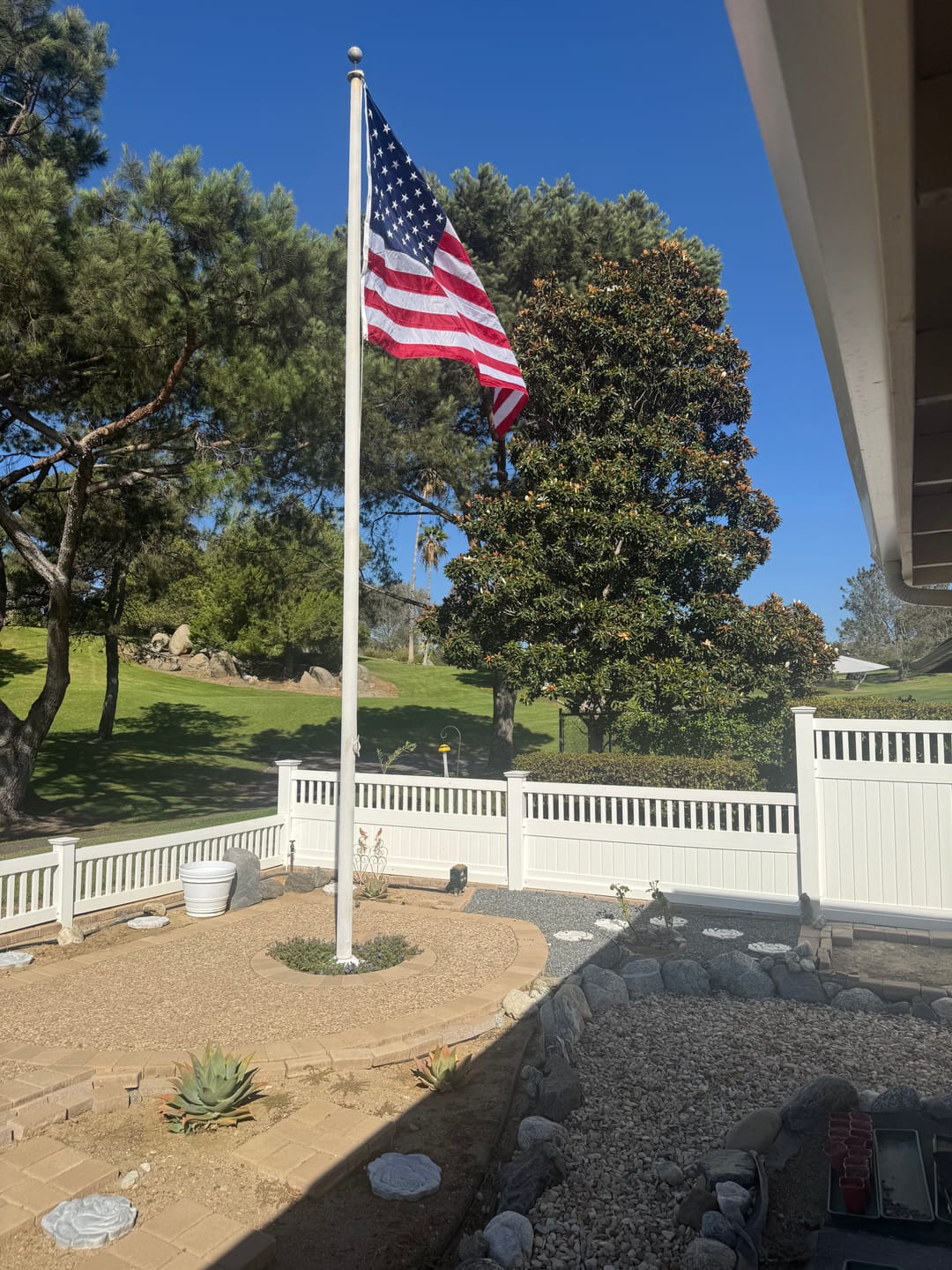Customer photo review of 6' x 10' American Flag
