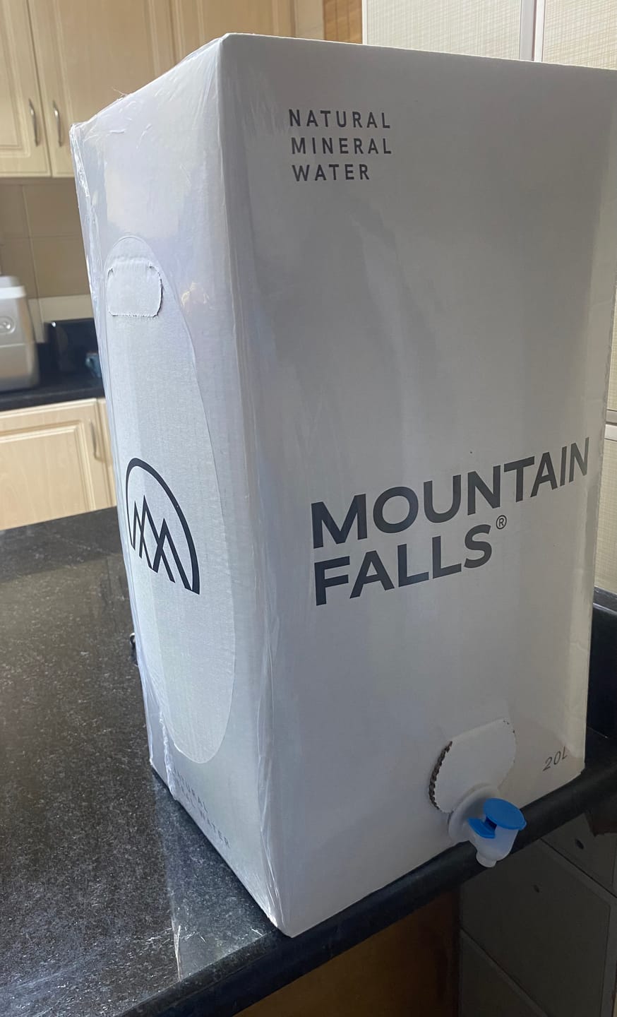 Customer photo review of AcquaBox by Mountain Falls 20L – STILL Mineral Water (on tap Bag-in-Box)
