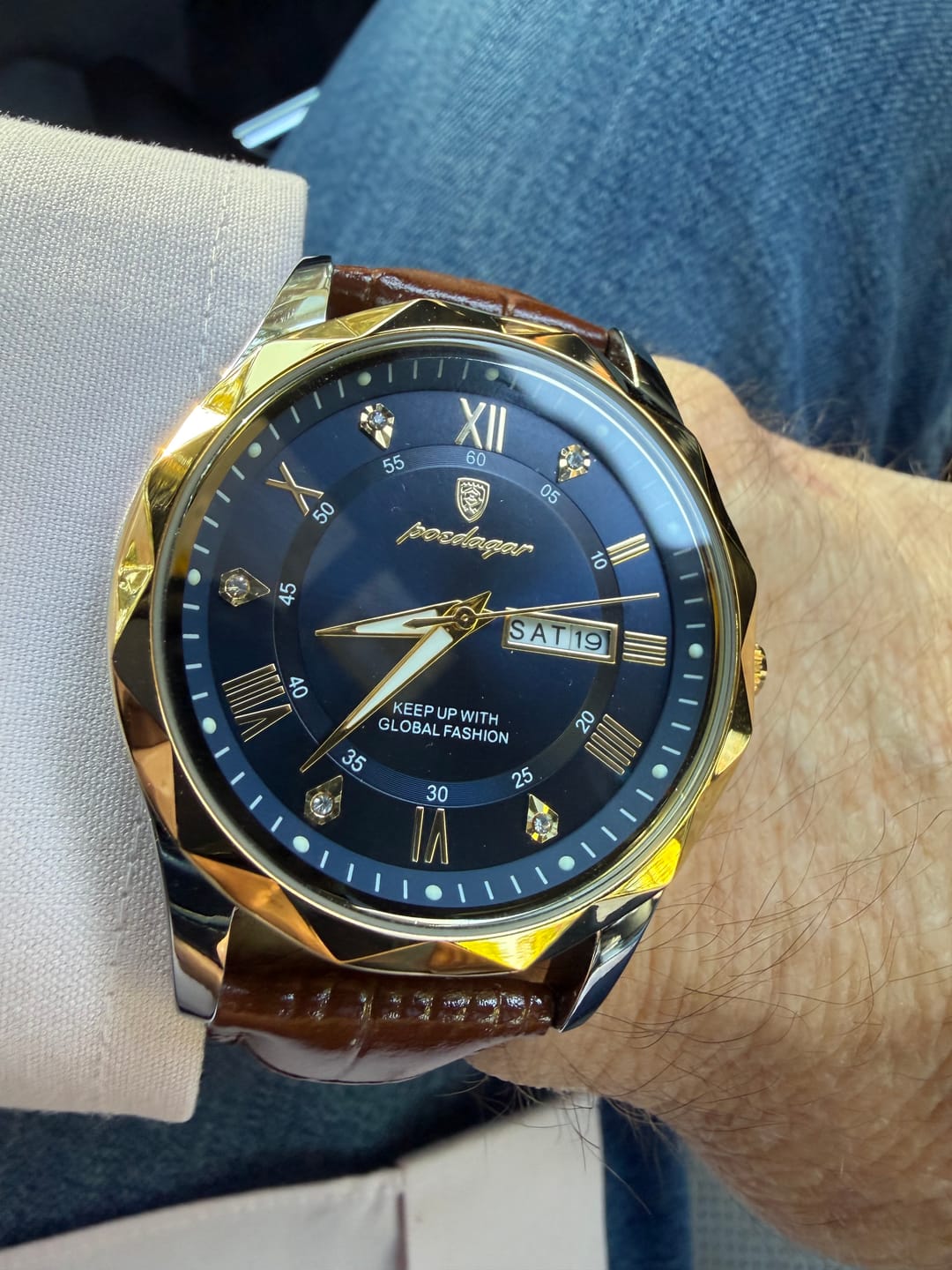 Customer photo review of Majestic Leather 41mm