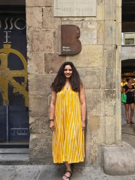 Customer photo review of Frangipani Maxi Dress