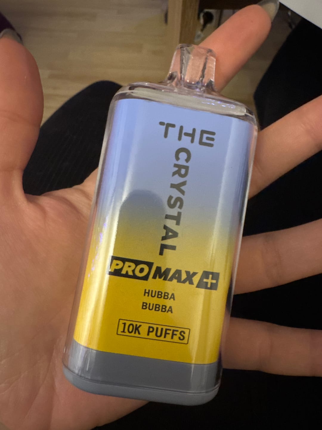 Customer photo review of Crystal Pro Max+ 10000 Puffs ZERO NICOTINE Disposable Vape