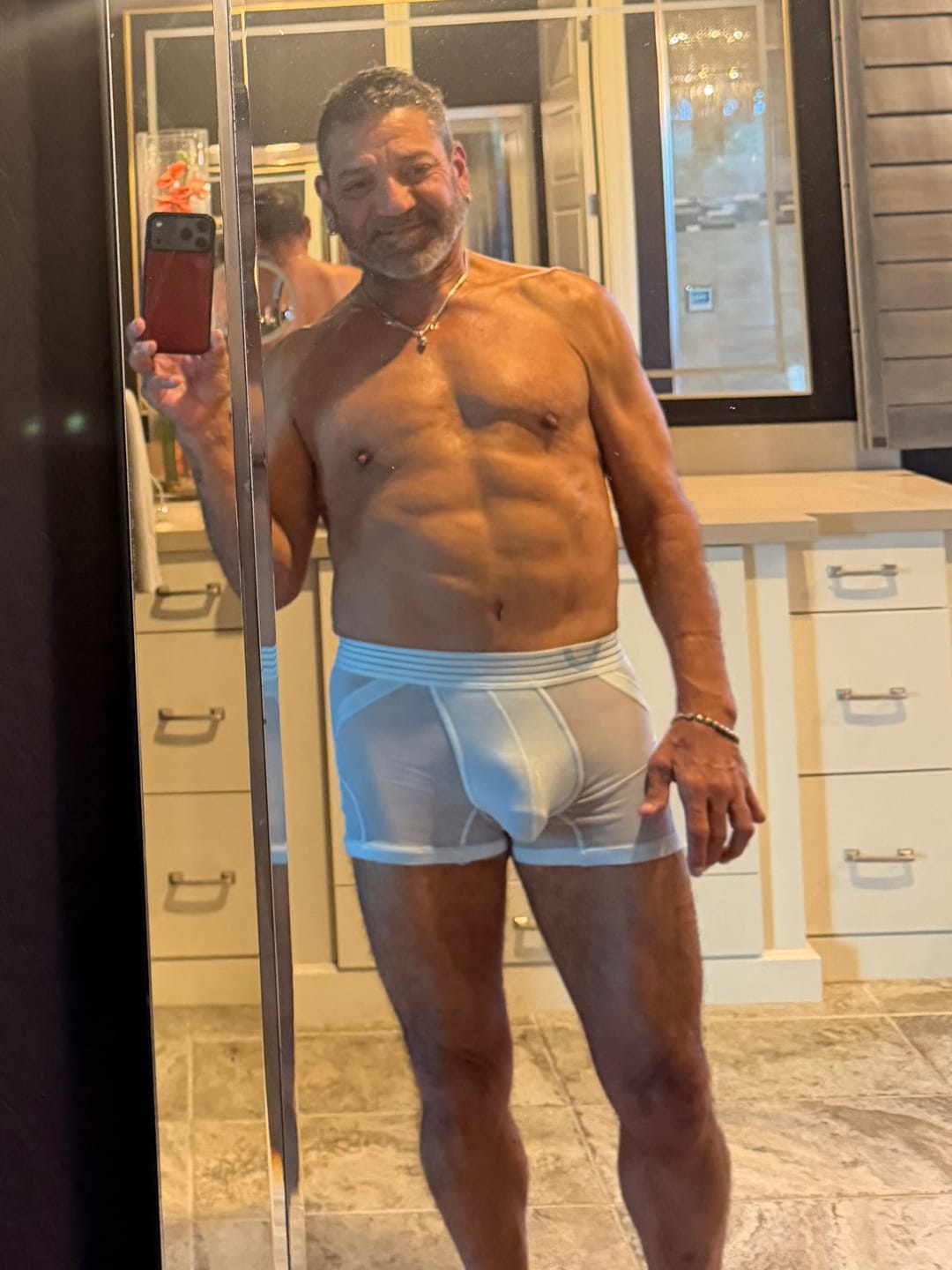 Customer photo review of SEXY SUMMER NIGHTS Anatomic Hipster Trunk