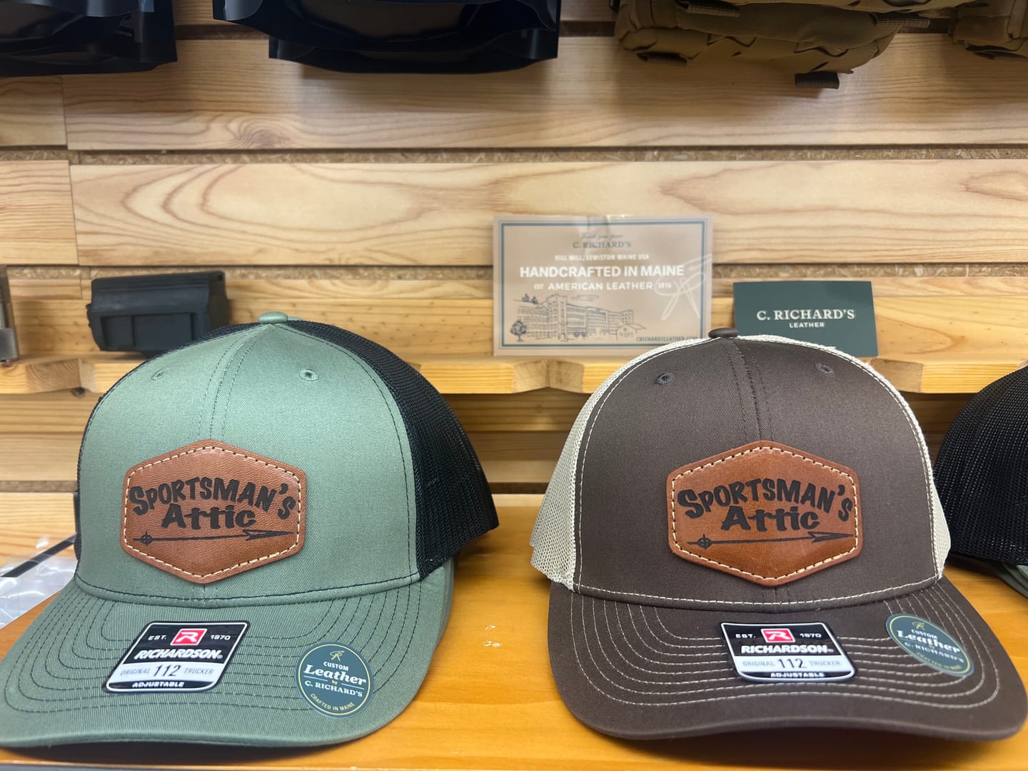 Customer photo review of Richardson 112 Custom Leather Patch Hat