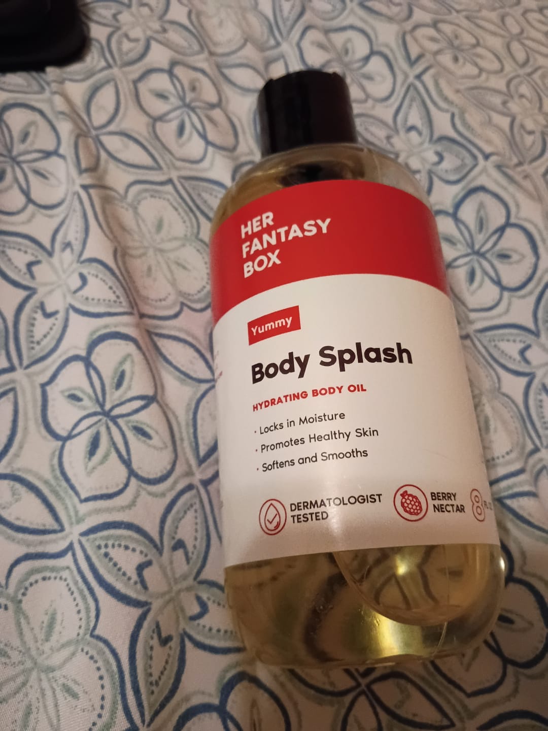 Customer photo review of Body Splash - Skin Smoothing Body Oil  (Yummy)