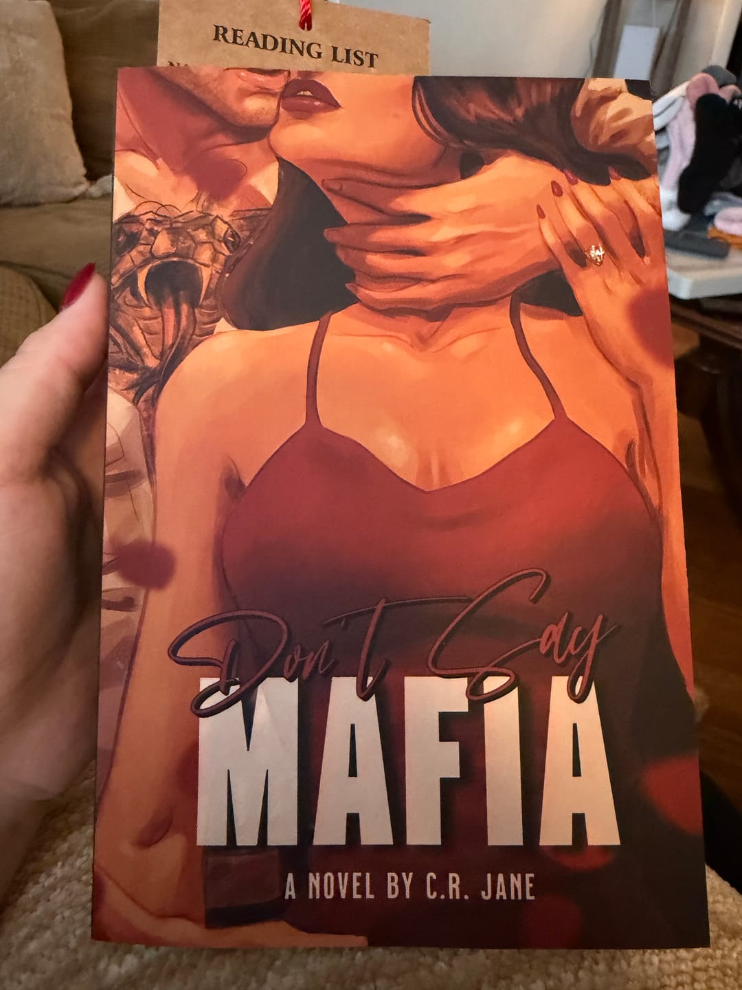 Customer photo review of smut slut book club subscription