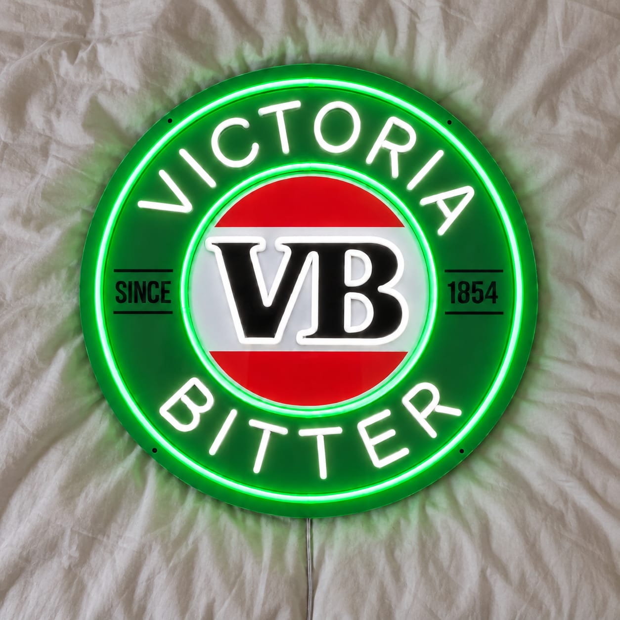 Customer photo review of Victoria Bitter LED Neon Sign