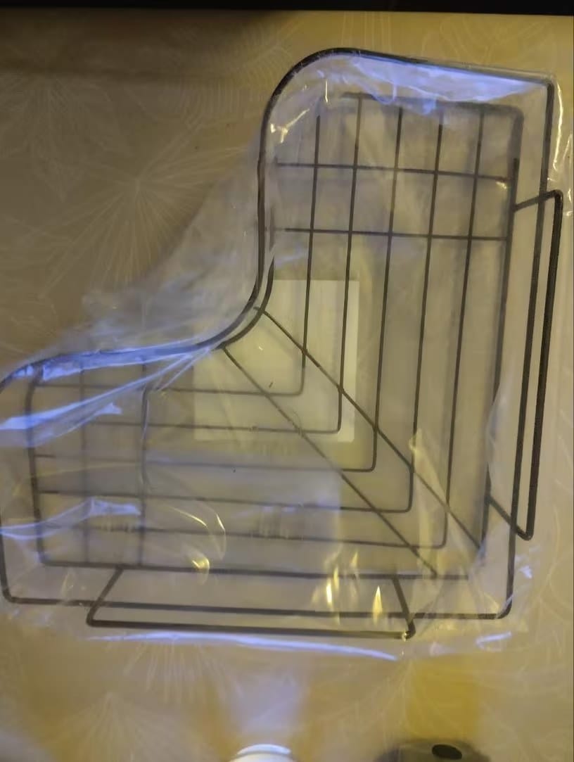 Customer photo review of EckoShelf | Duschablage Ecke ohne Bohren