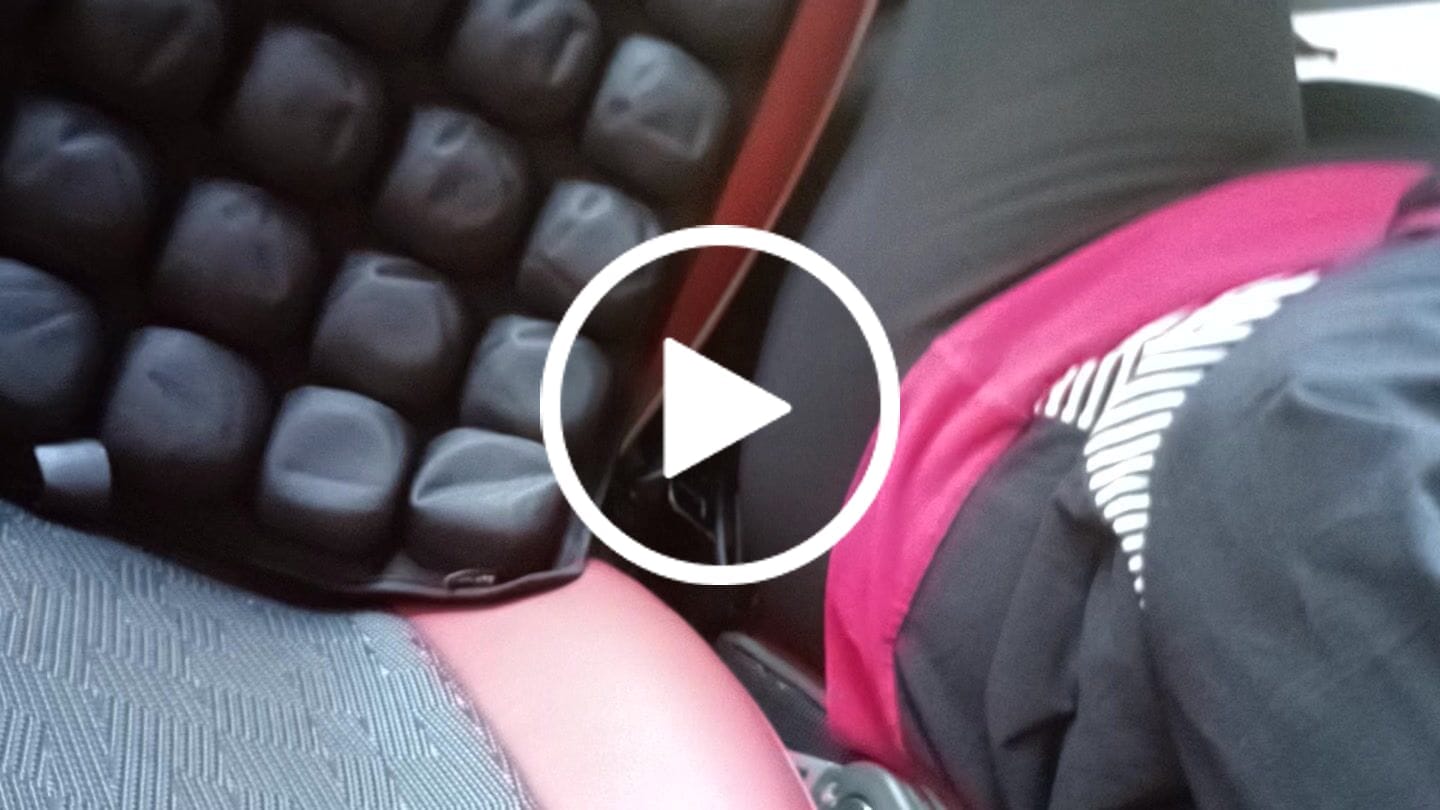 Customer video review of Travel Cushion