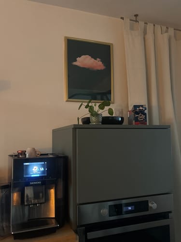 Customer photo review of Pink Cloud No2 Print