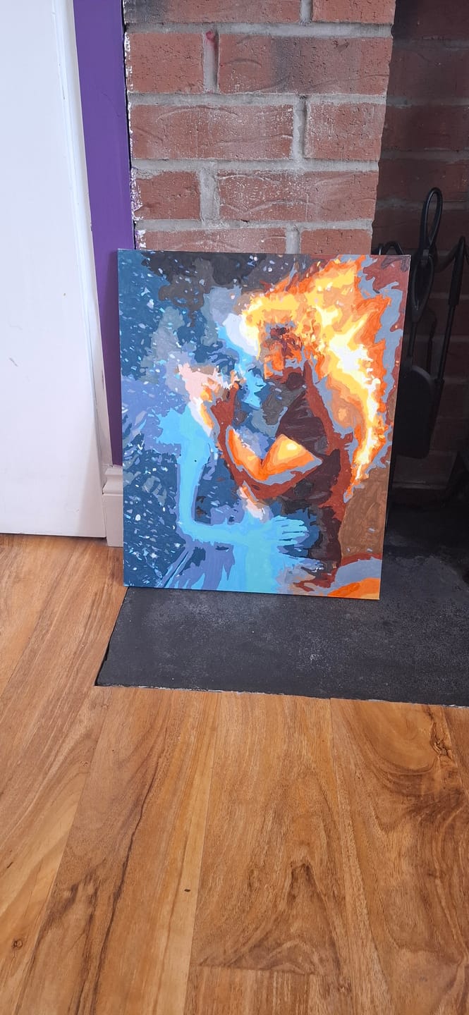 Customer photo review of The Song of Ice and Fire | Paint by Numbers