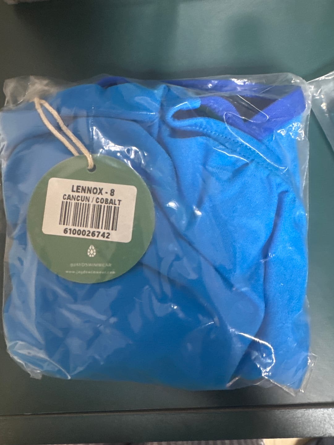 Customer photo review of LENNOX ONE PIECE - Cancun|Cobalt