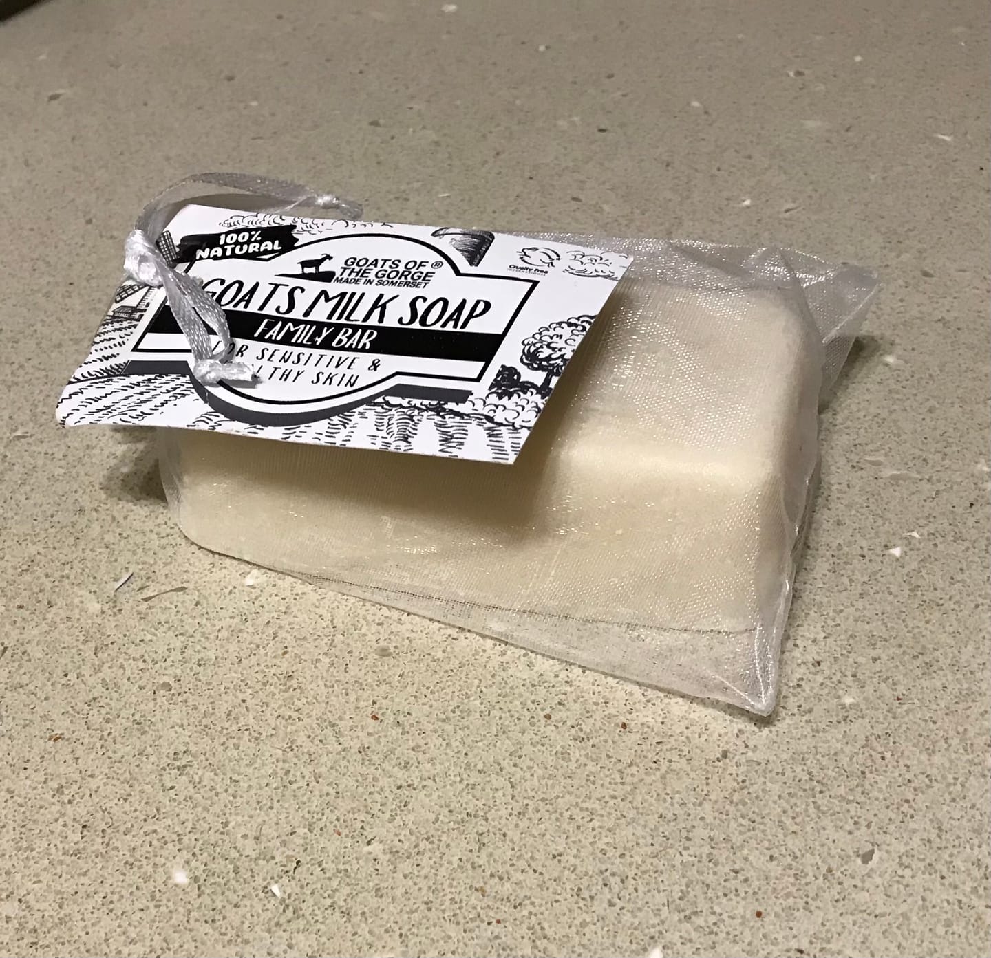 Customer photo review of Goats Milk Soap - Family Bar