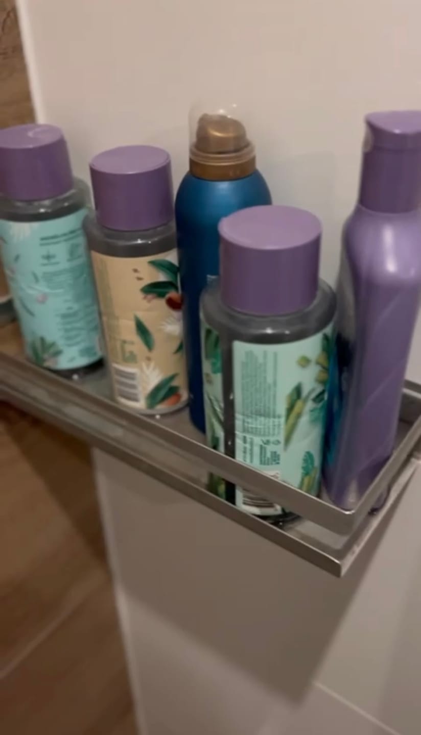Customer photo review of Shower Rack Prosper