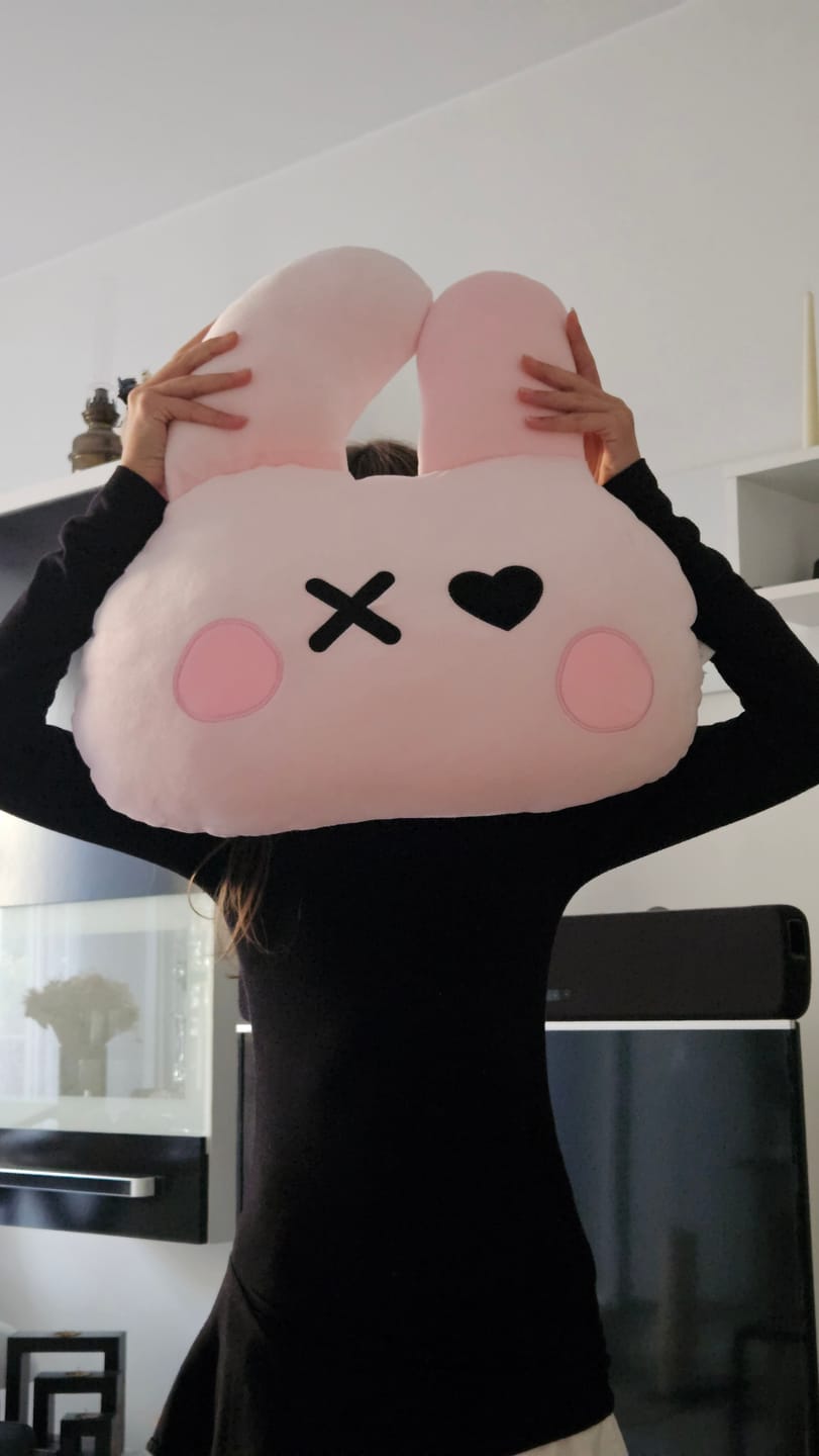 Customer photo review of BABYMONSTER [춤 (CHOOM) in Seoul] Character Face Cushion
