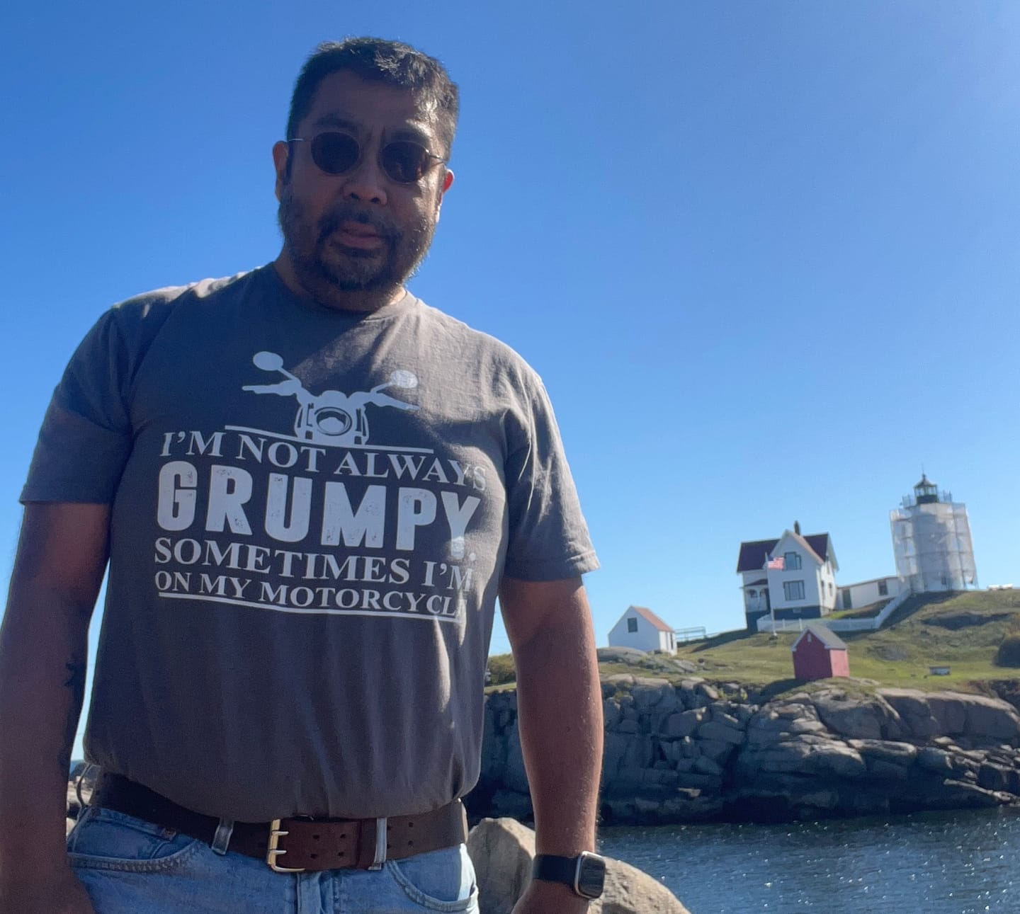 Customer photo review of Not Always Grumpy T-Shirt US
