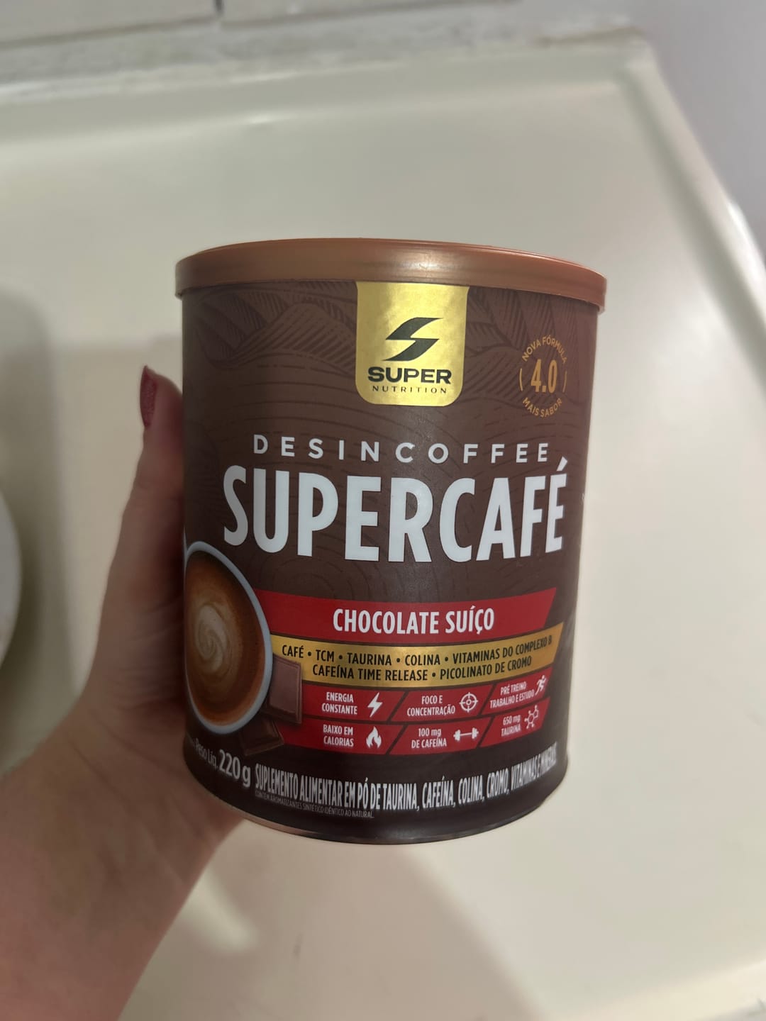 Customer photo review of Supercafé Chocolate Suíço