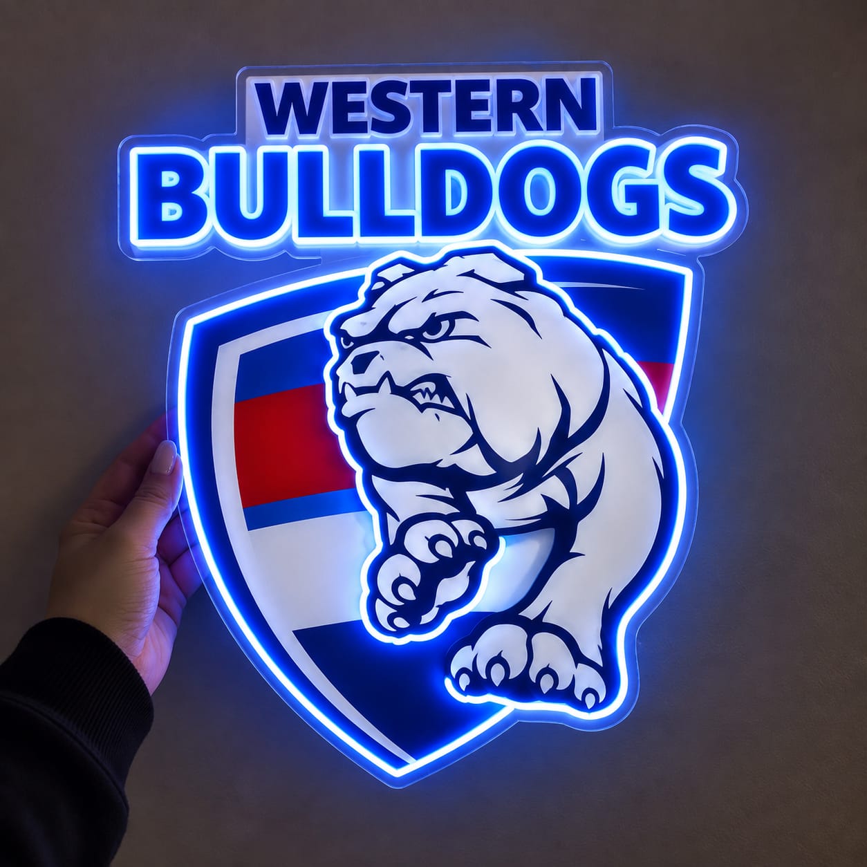 Customer photo review of Western Bulldogs Neon Sign
