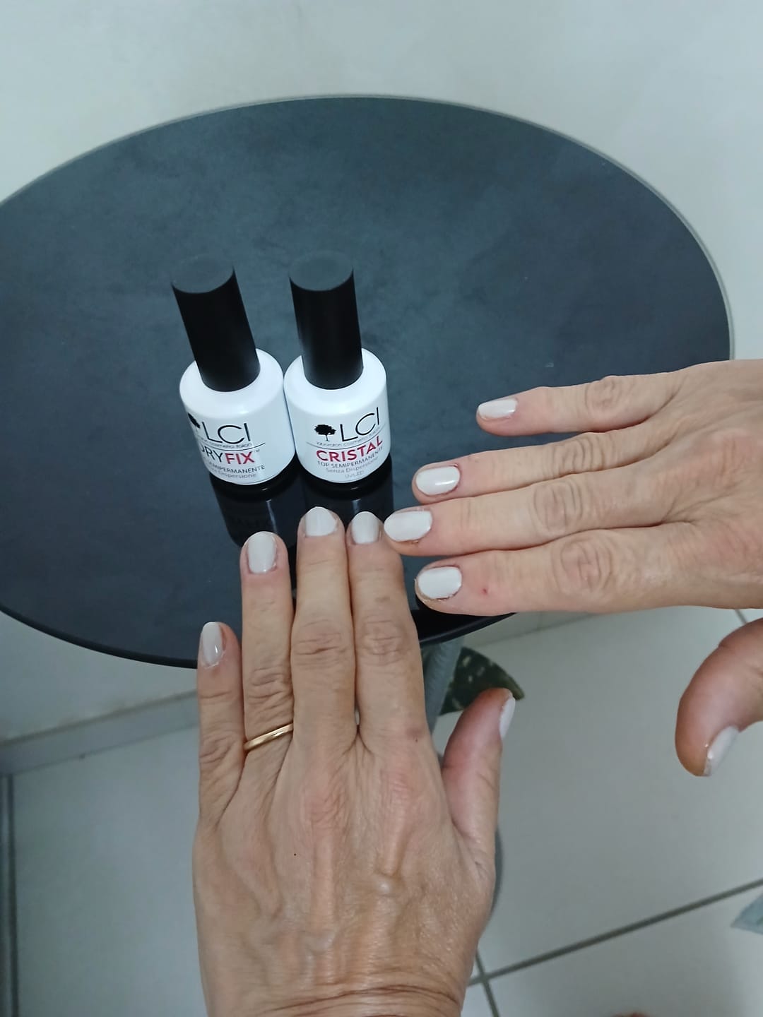 Customer photo review of LCI Combo Pack: Base DryFix 15 ml + Cristal Top DryFix 15 ml