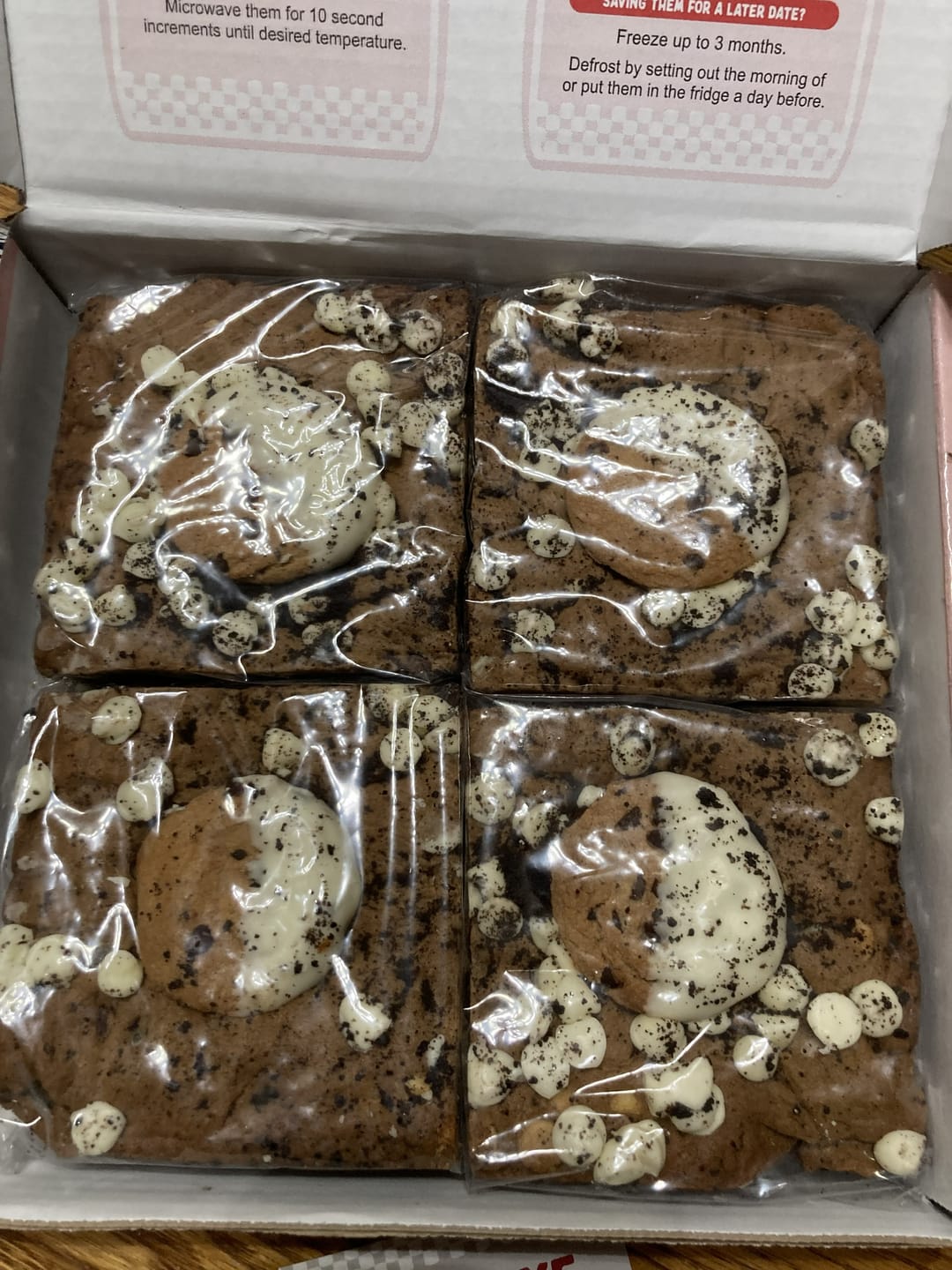 Customer photo review of Milk and Cookies 4-Pack - September Flavor of the Month