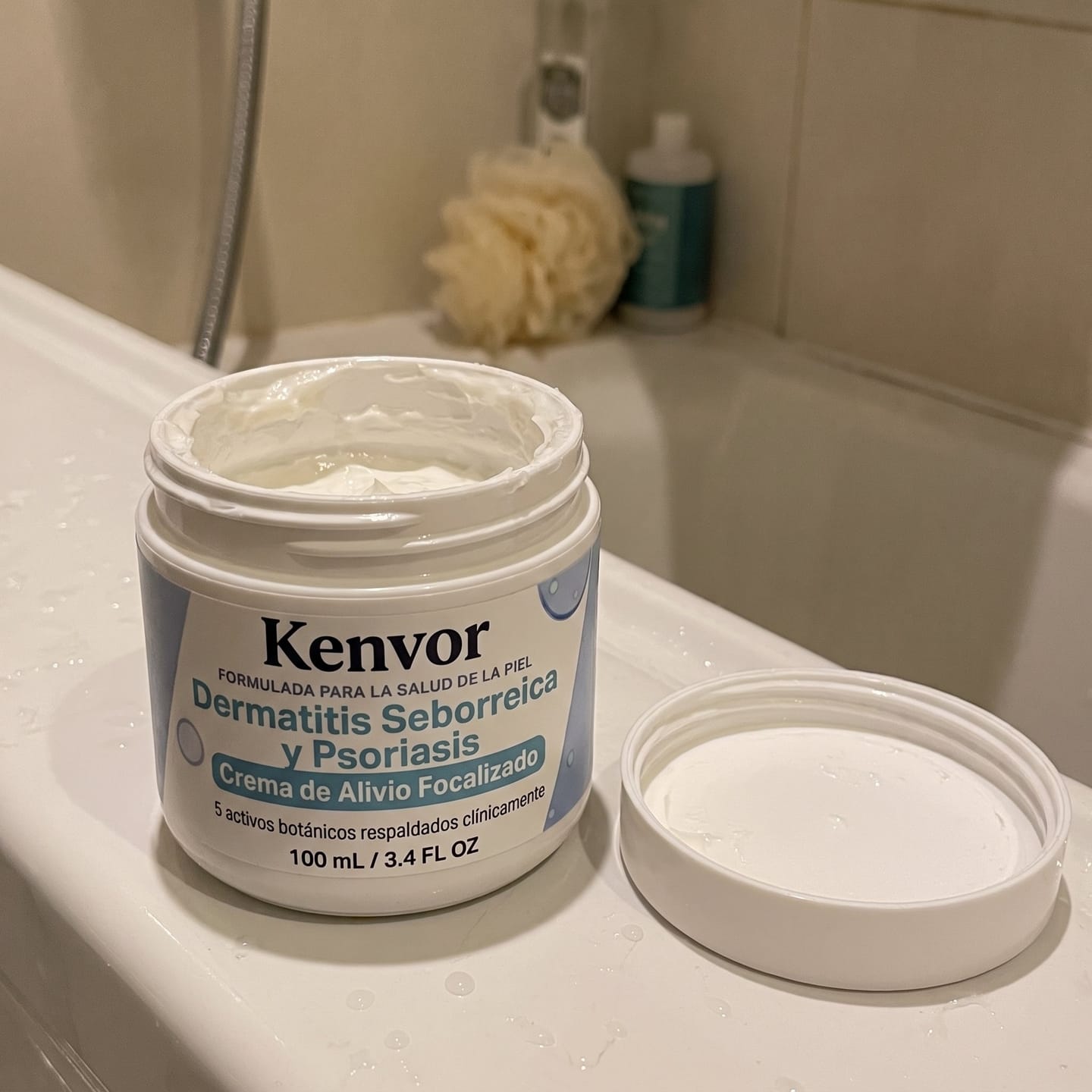 Customer photo review of Crema Reparadora Para Barba