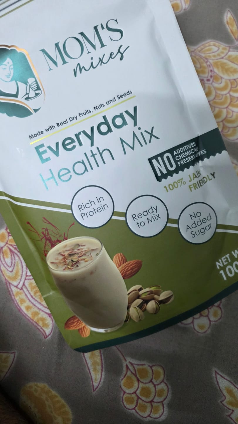 Customer photo review of Mom's Mixes Everyday Health Mix | Protein-Rich Dry Fruit Blend | 16g Protein | Zero Sugar