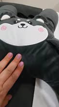 Customer photo review of 2026 New Seal Star Comfort Baby Rompers Christmas Baby Cartoon Knitted Cute Rompers for Halloween Cos Boys and Girls