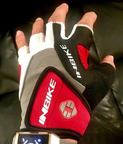 Customer photo review of Cycling Gloves - Fingerless Gel Cycling Mitts, MTB Gloves, Bike Gloves