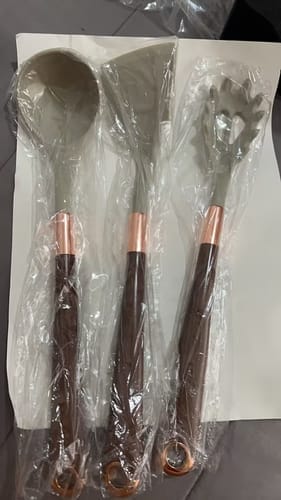Customer photo review of Silicone Cooking Utensil Set