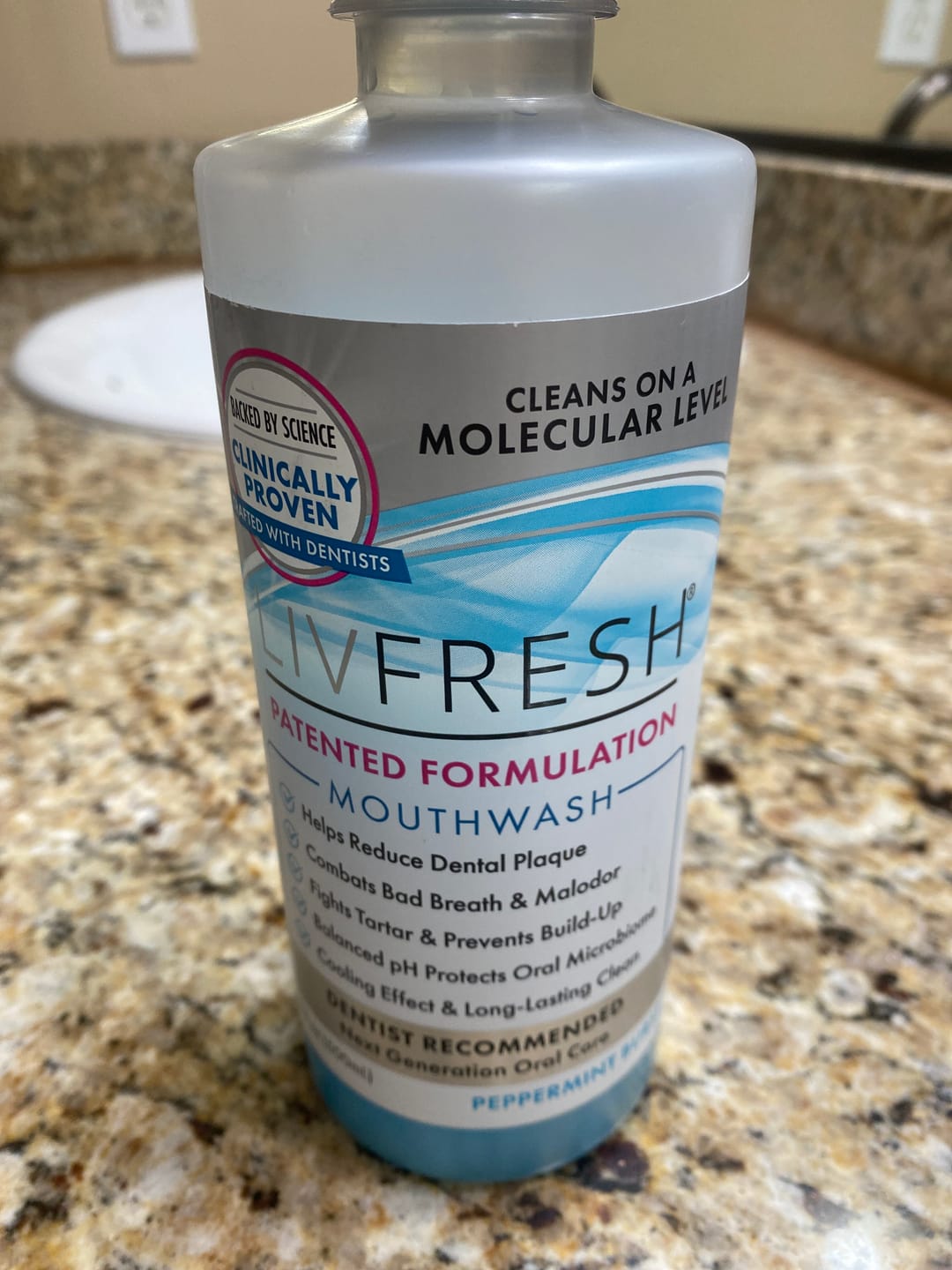 Customer photo review of LIVFRESH Wintergreen - 3 Pack (Subscription)
