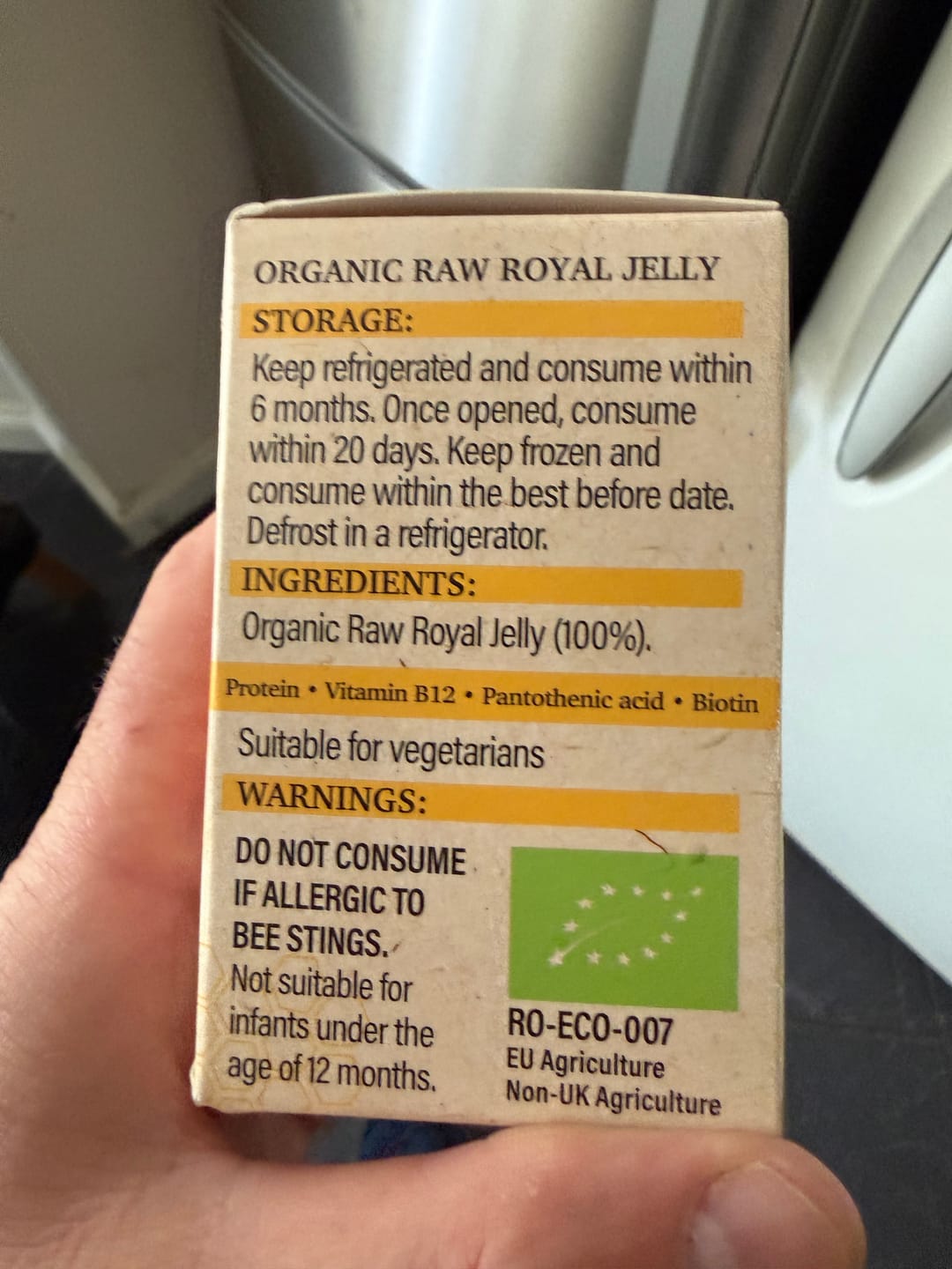 Customer photo review of Organic Raw Propolis Extract