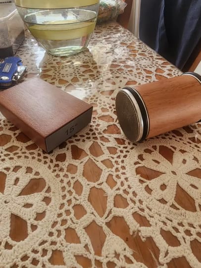 Customer photo review of Rolling Knife Sharpener