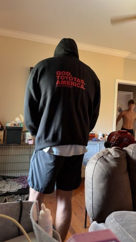 Customer photo review of GTA Heavy Weight Hoodie- Black