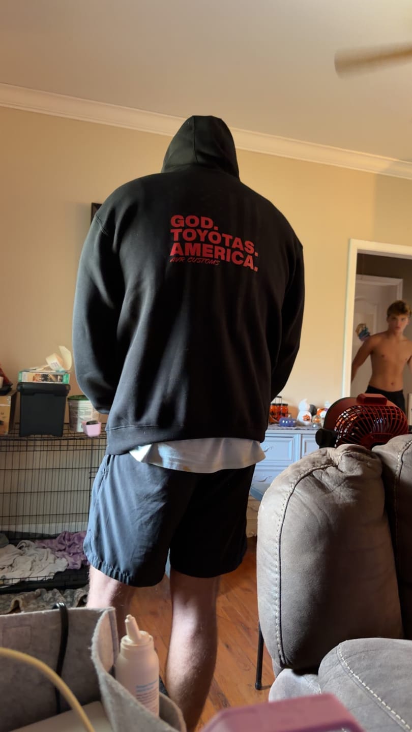 Customer photo review of GTA Heavy Weight Hoodie- Black