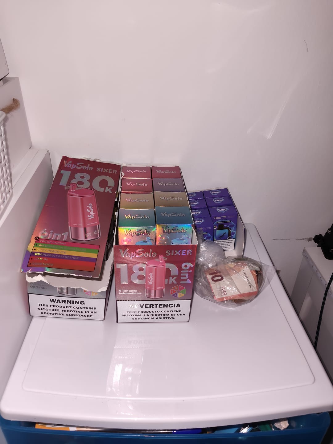Customer photo review of VAPSOLO SIXER 180k | 6 sabores en 1