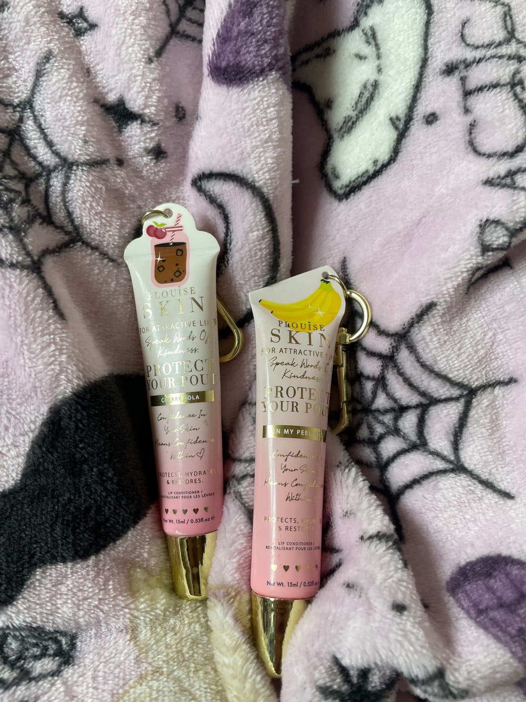 Customer photo review of Protect Your Pout Keychain Lip Conditioner