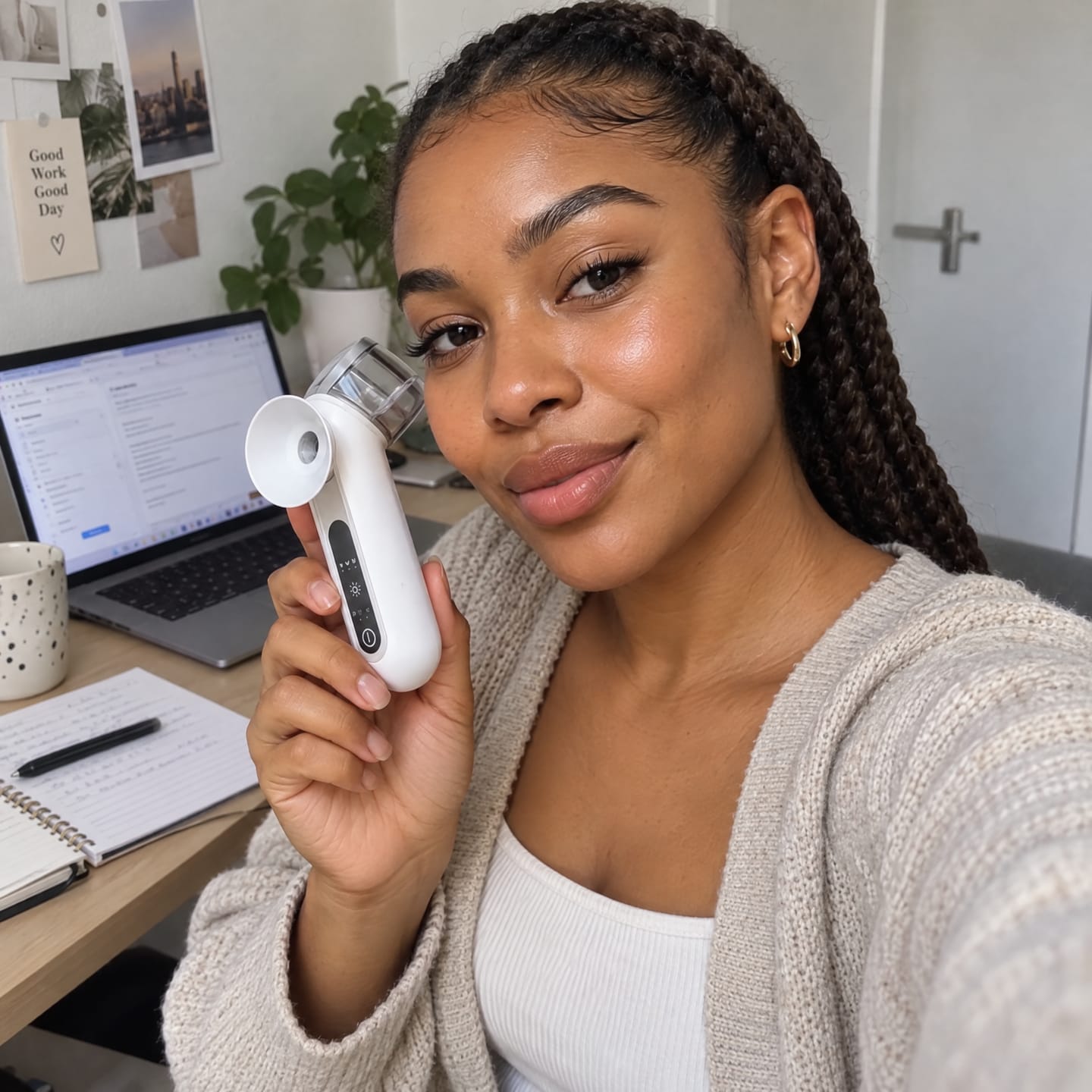 Customer photo review of Glowyblick – Gönn deinen Augen eine Pause