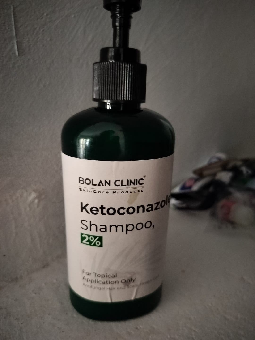 Customer photo review of Ketoconazole Shampoo – Targeted Anti-Dandruff & Scalp Care